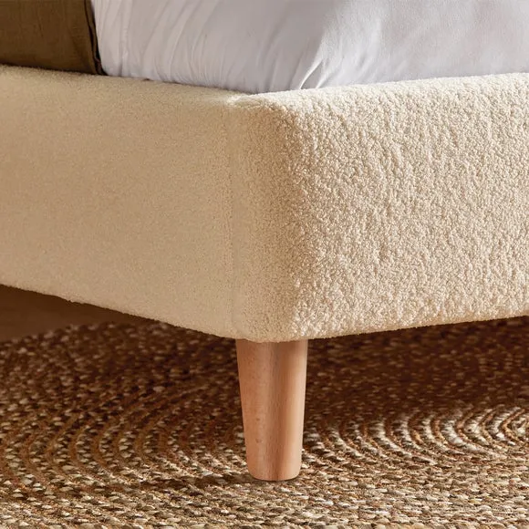 Silentnight Evana Bed Frame, Boucle 6