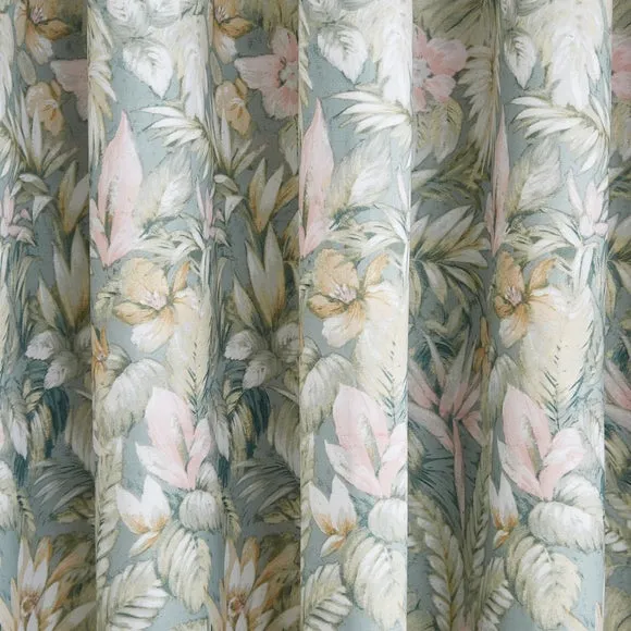 Soft Tropics Blackout Eyelet Curtains 3