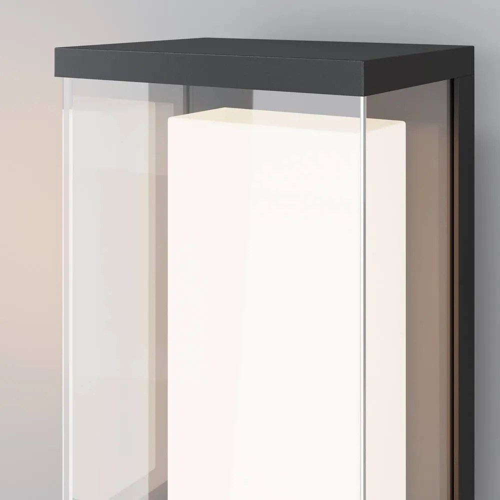 Netlighting Baker Street Outdoor Modern Wall Lamp Black 3000K 420lm IP65 2