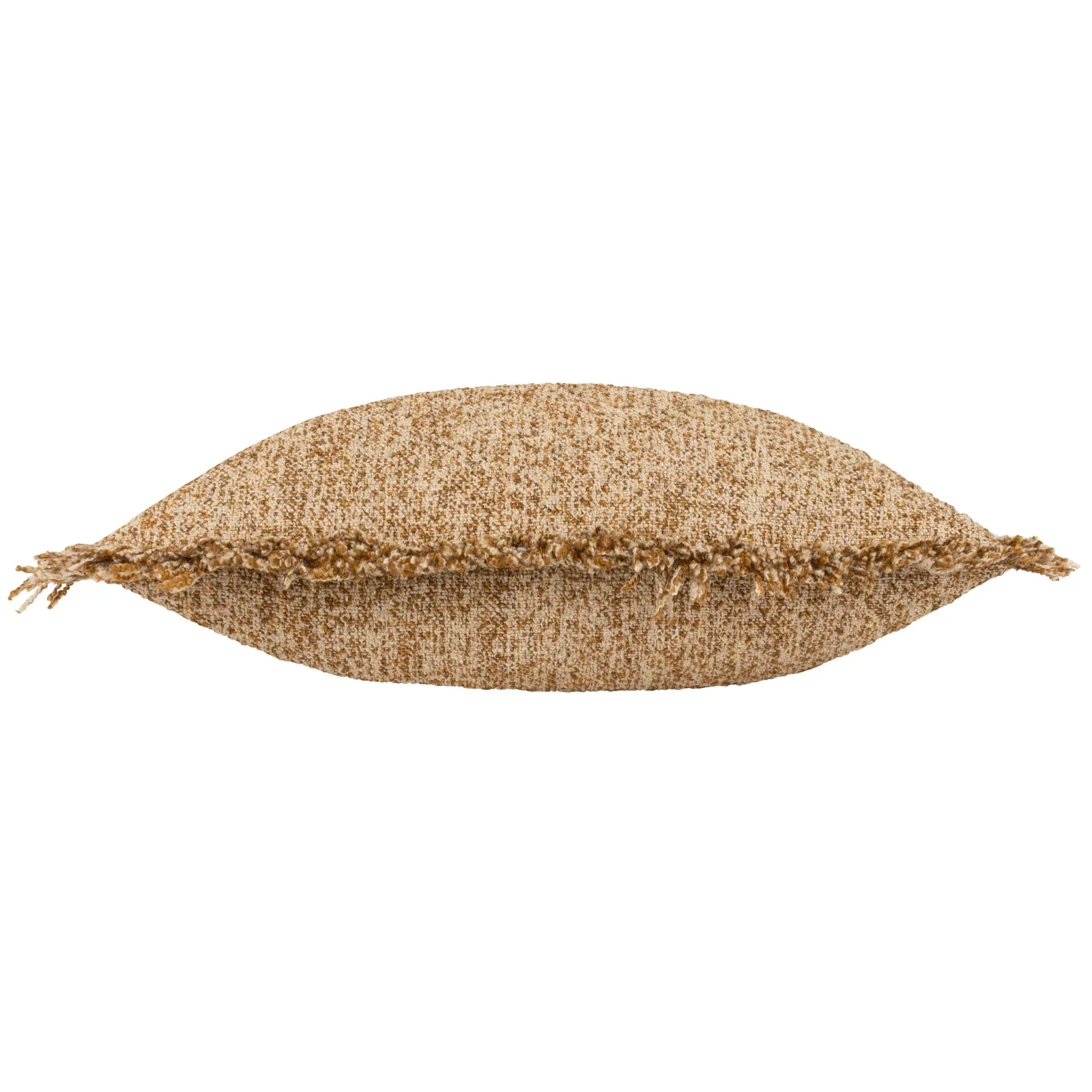 Yard Doze Woven Fringed Cushion in Tan 3