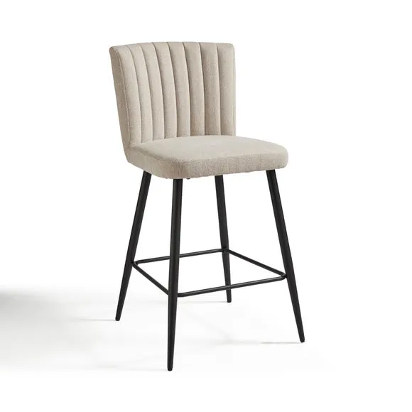 Taylor Counter Height Bar Stool, Natural Fabric 5