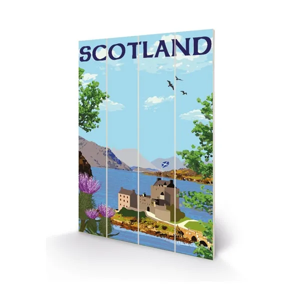 The Art Group Scotland Wooden Wall Art 2