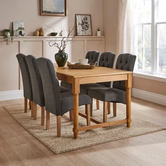 Darcy Set of 2 Dining Chairs, Linen 2