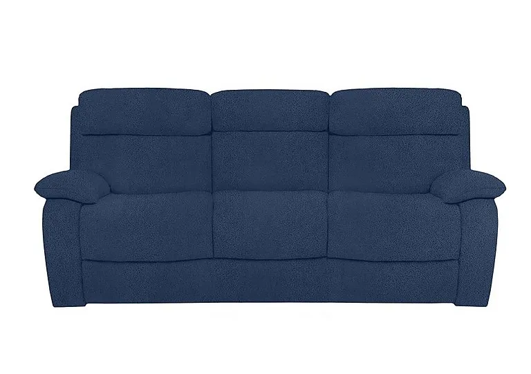 Moreno 3 Seater Fabric Sofa - Blue
