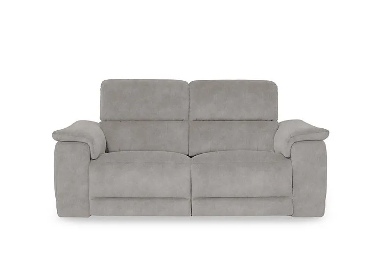 Genius Fabric 3 Seater Power Recliner Sofa with Power Headrests - Dexter Stone