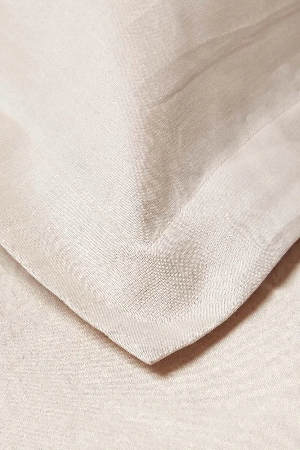 Homescapes Linen Oxford Pillowcase, King in Natural 6