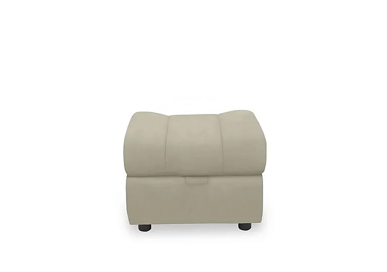 Aero Leather Storage Footstool