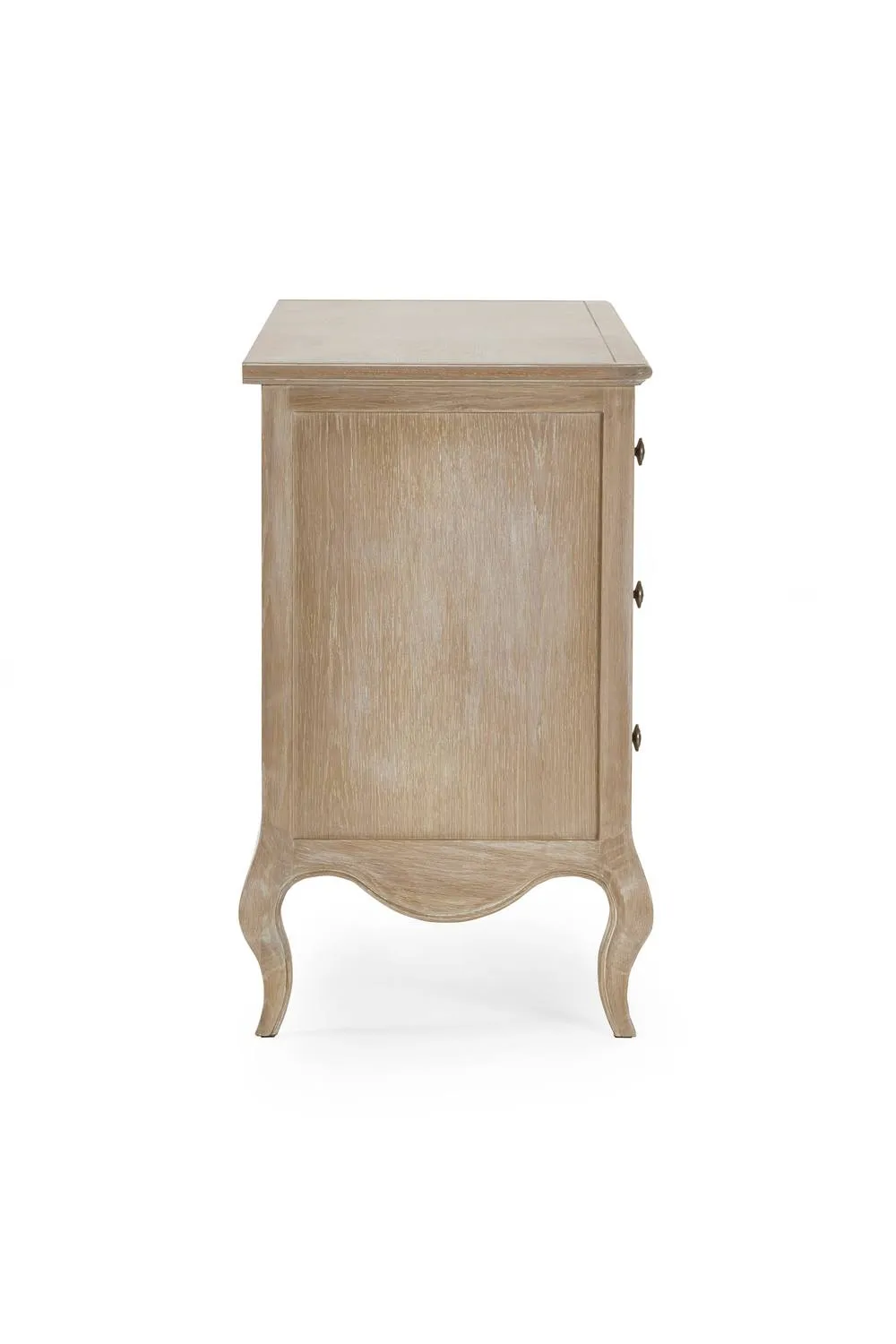 Julian Bowen Camille French Style 6 Drawer Wide Chest in Beige 6