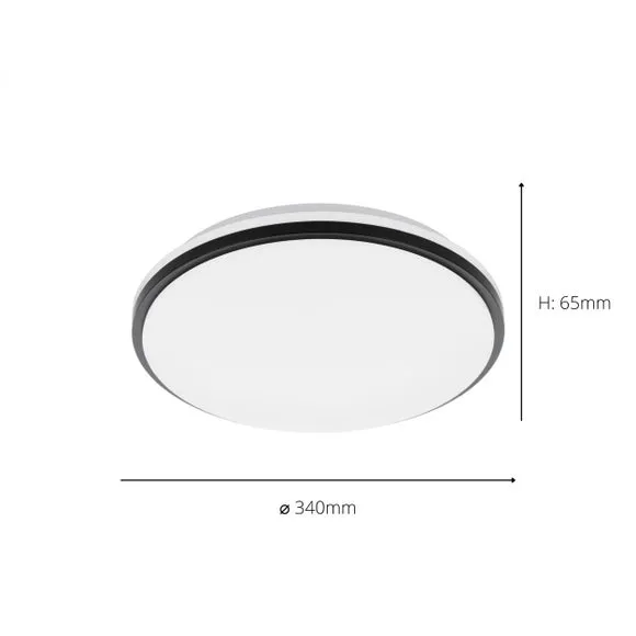 EGLO Pinetto LED Circular Flush Ceiling Light 3