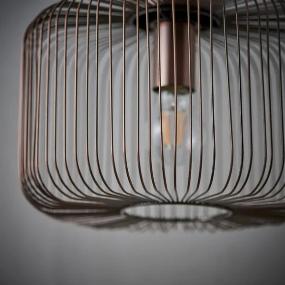 Vogue Nicola Antique Copper Pendant Light 5