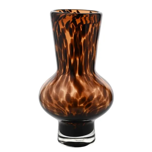 Hestia Tortoise Shell Glass Vase 2