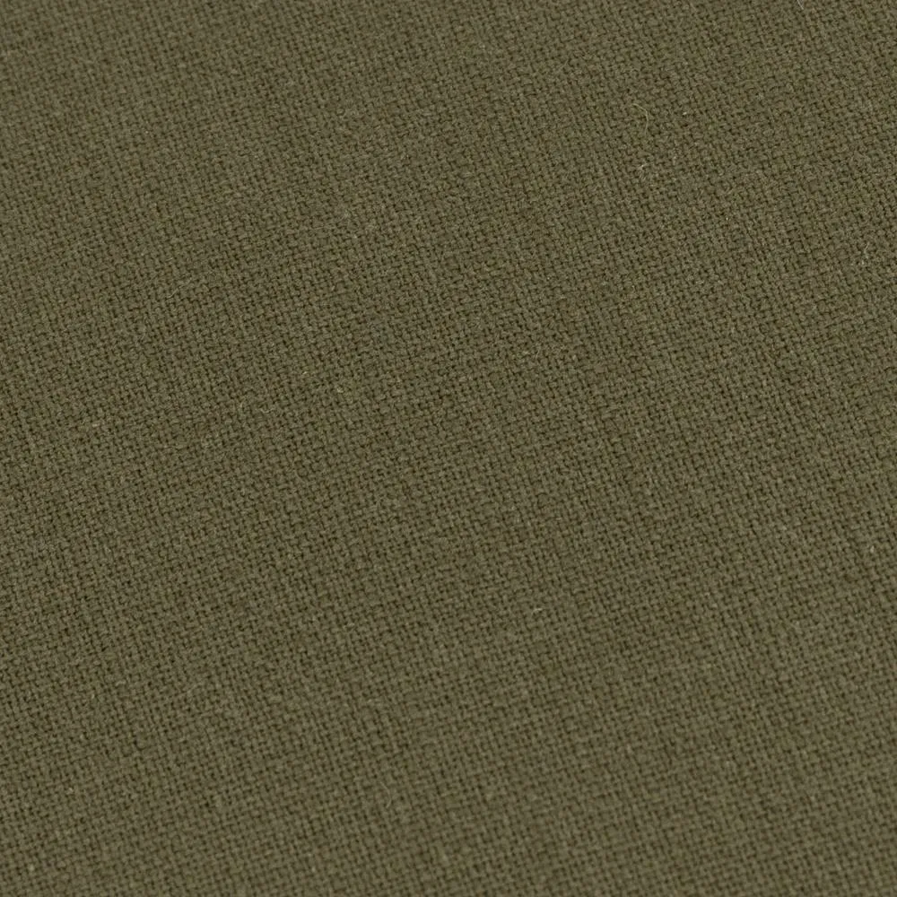 Yard Slub Cotton Cushion in Dark Green 4