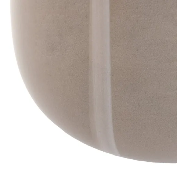 Cedar & Sage Claro Taupe Stripe Glass Vase 6