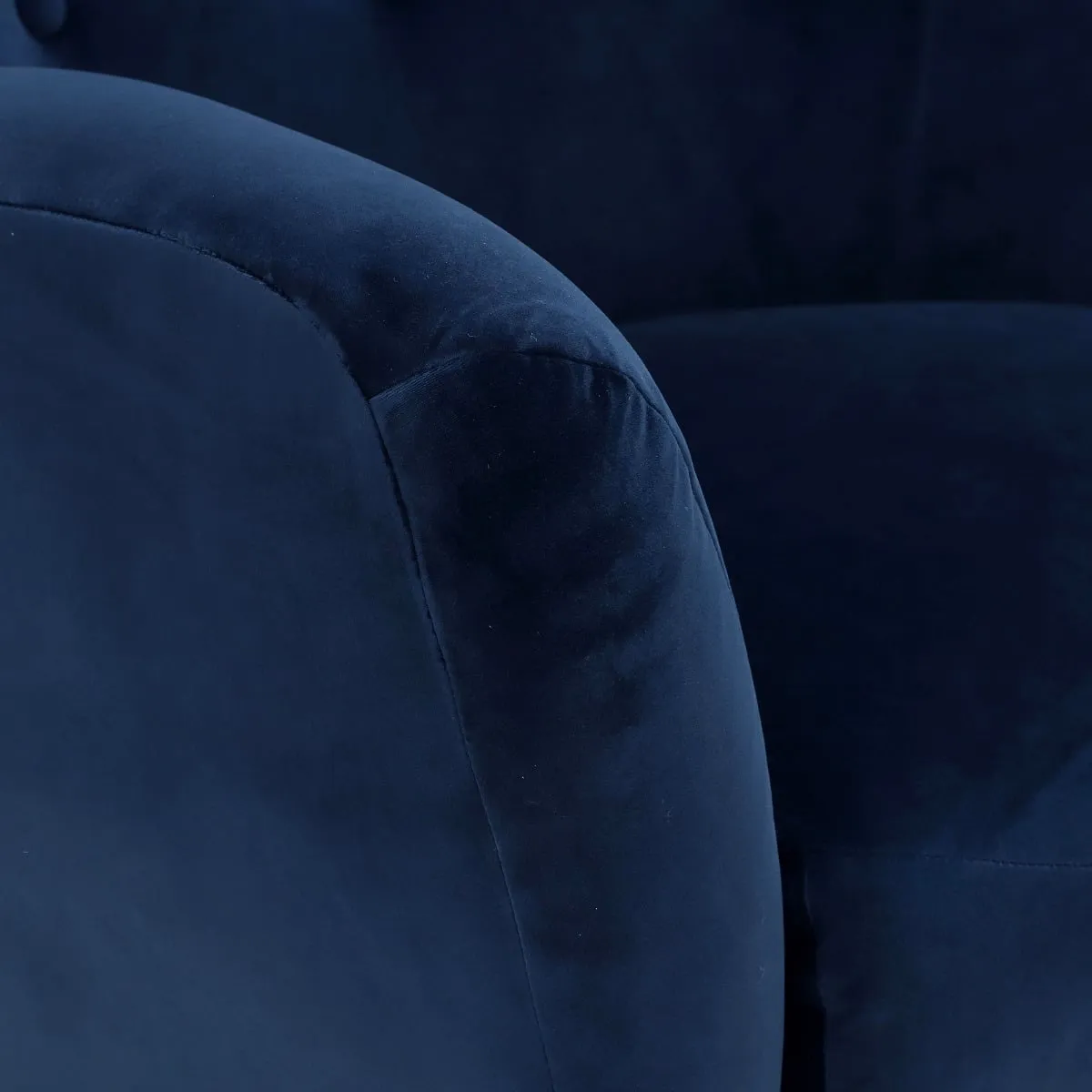 Delon Armchair, Navy Fabric | Barker & Stonehouse 6