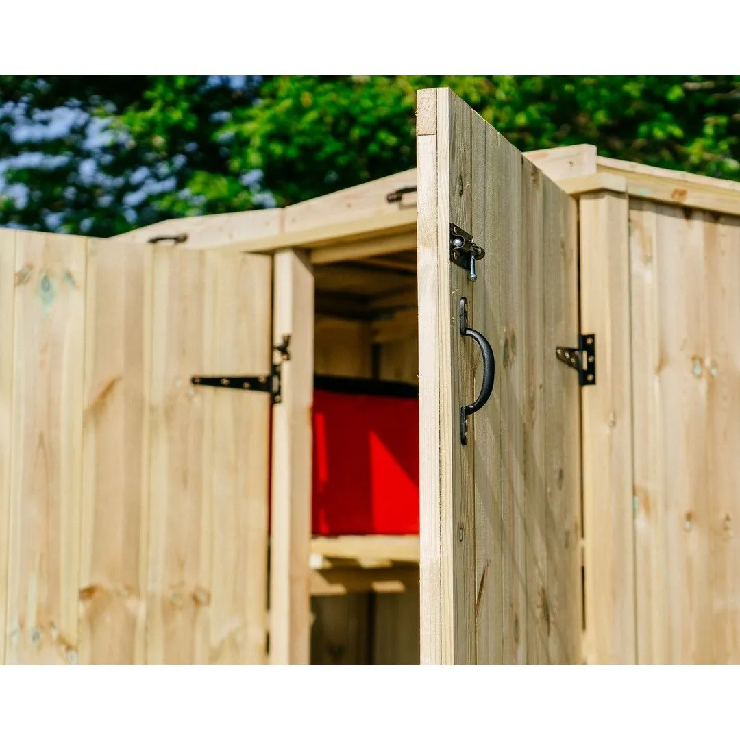 Buttercup Farm Chatburn 6 Box Store - Timber - Fits 6 x Boxes in Brown 6