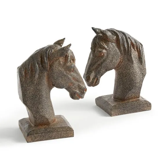 Horse Head Bookends 3