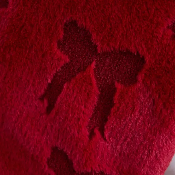 Bows Faux Fur Throw Blanket 130cm x 170cm 2