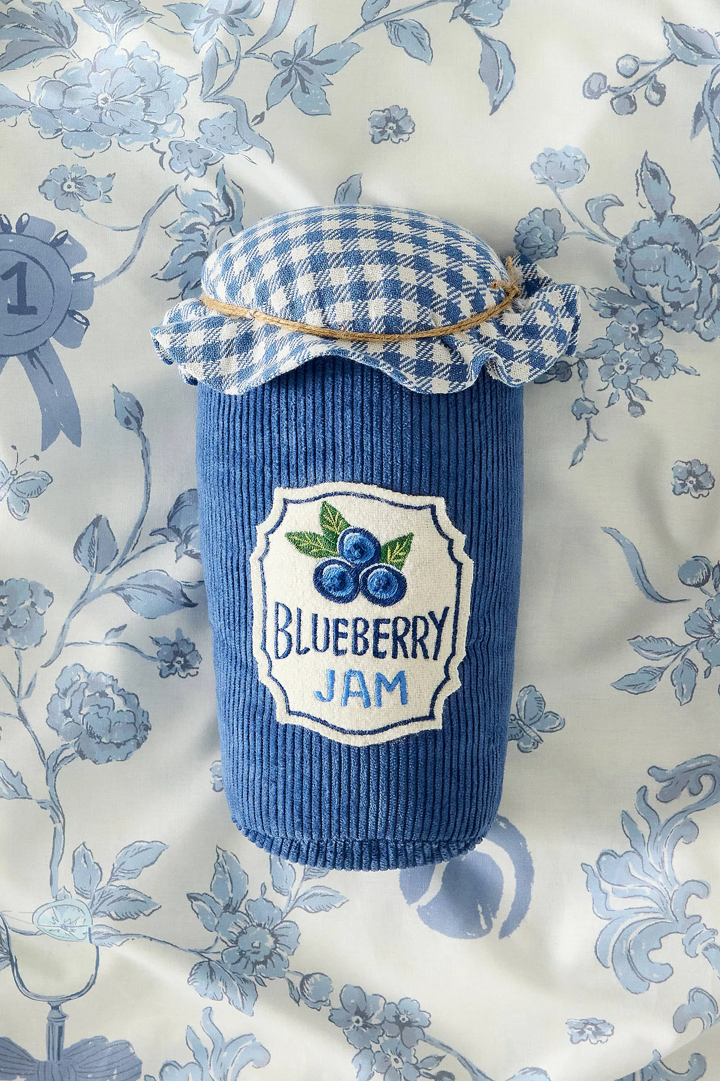 Blueberry Jam Cushion - Blue