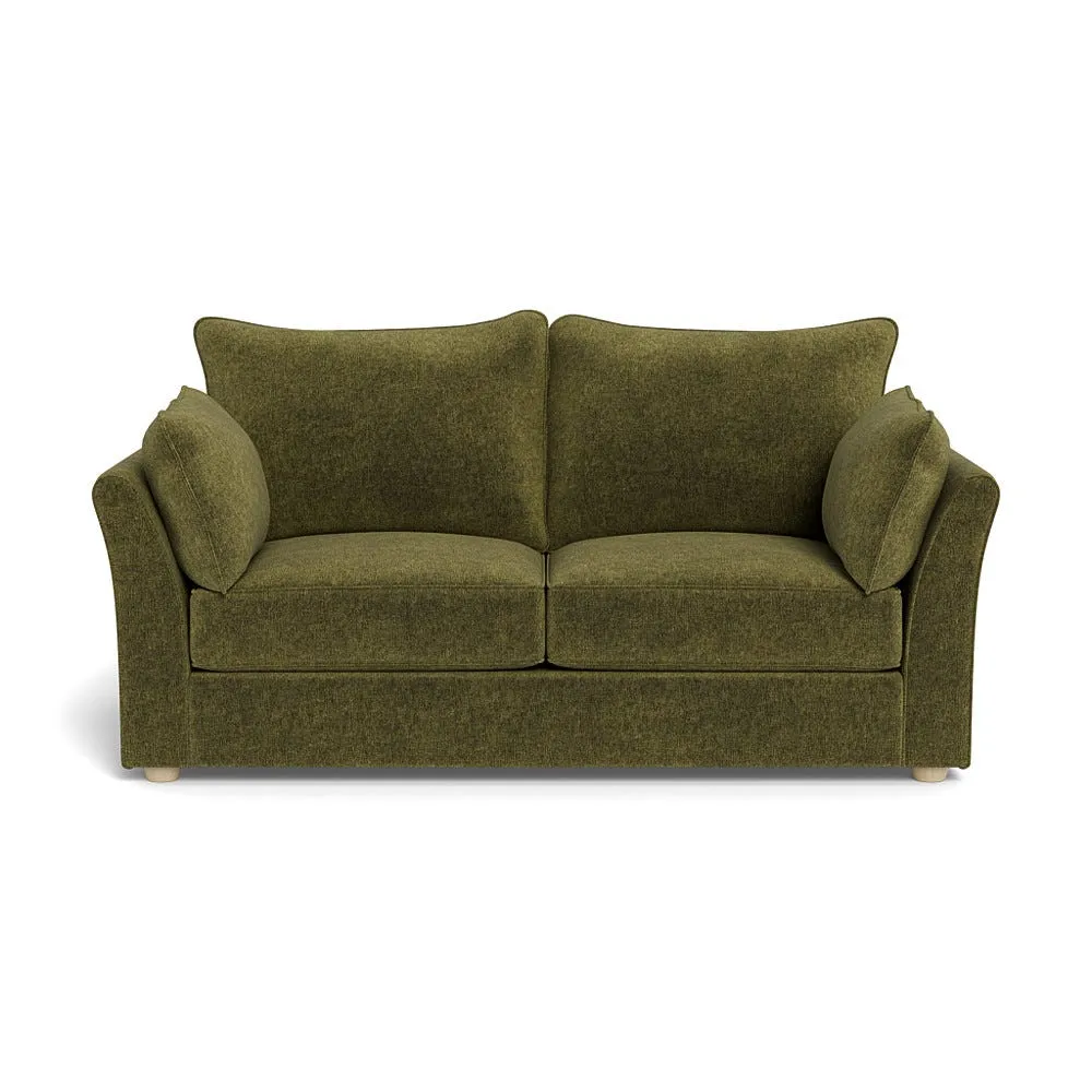 Heal's Tailor 3 Seater Sofa Boucle Velvet Wilder Natural Beech Feet 1