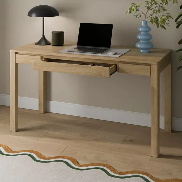 Malik 1 Drawer Wide Storage Desk 2