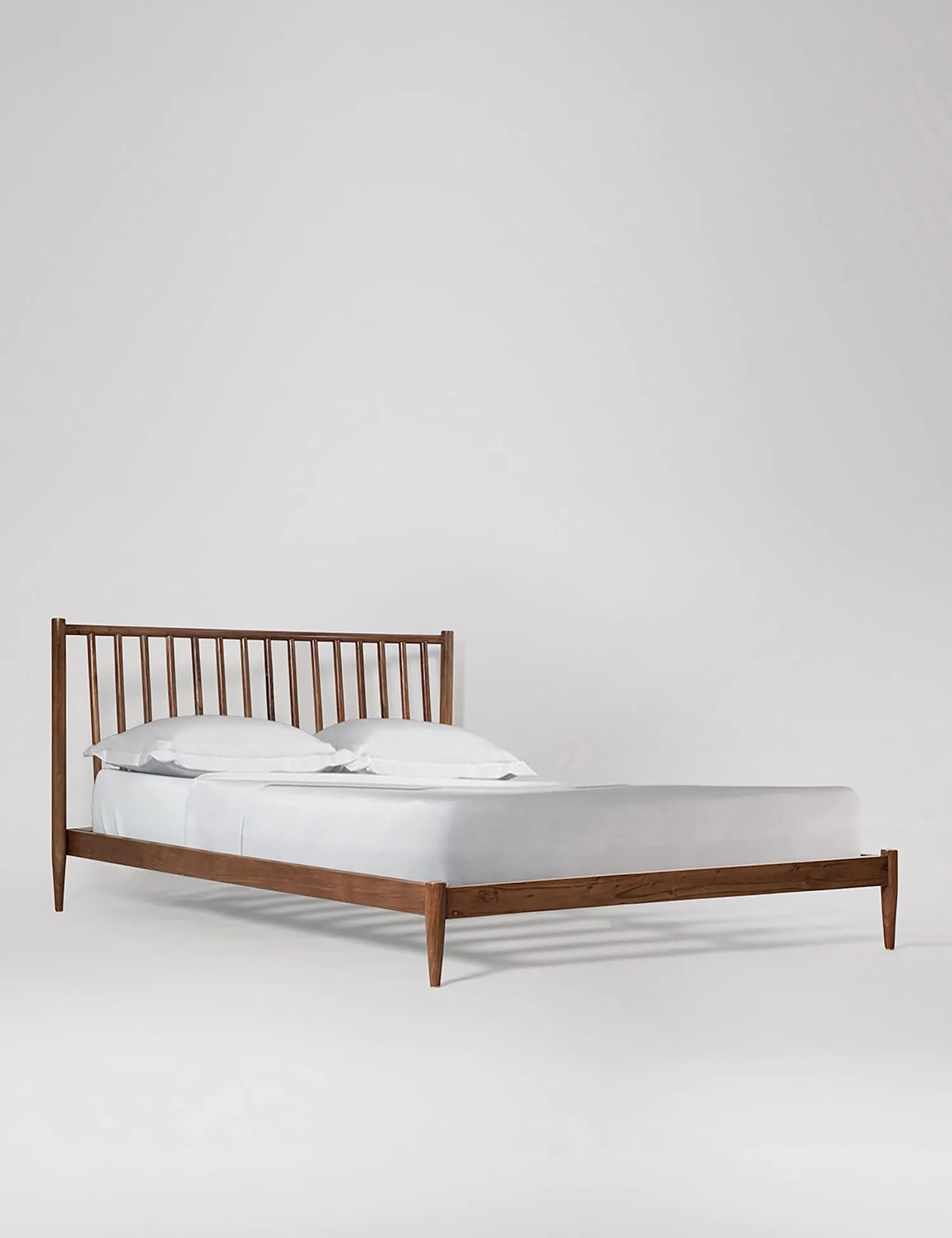 Swoon Cartwright Acacia Wood King Size Bed Brown