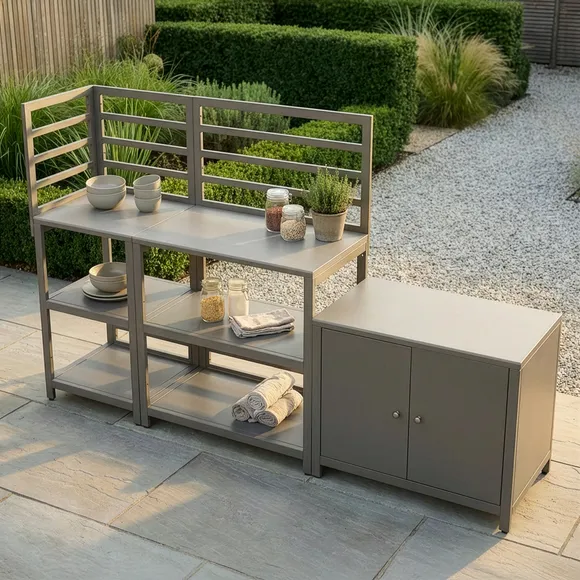 Maze Napoli 3 Piece Outdoor Kitchen Set 2