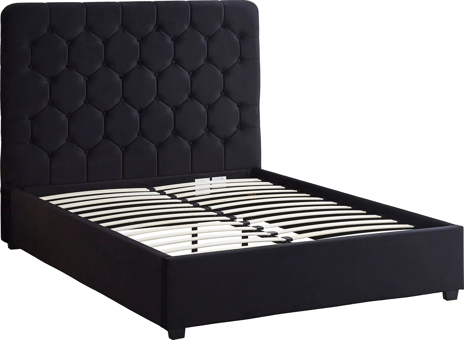 Seconique Madison 4'6" Bed (Double) in Black 2