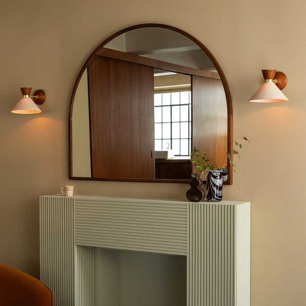 Heal's Anais Mirror Over Mantle Oak 100 x 120cm 4