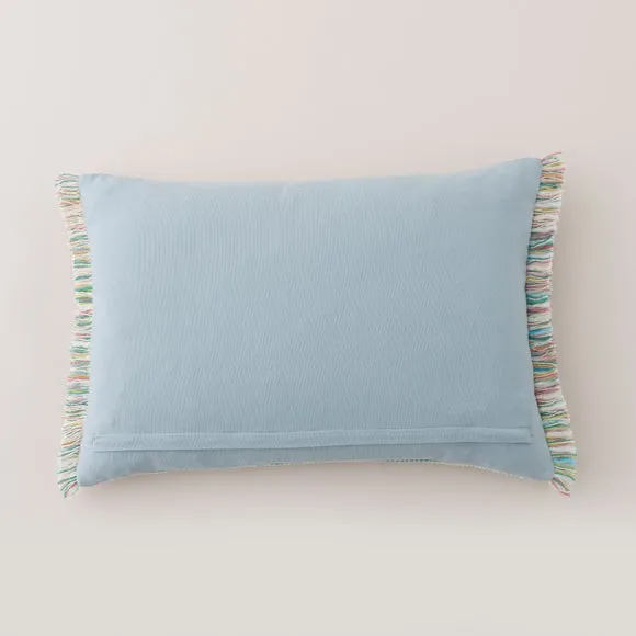 Ava Fringe Cotton Rectangle Cushion 5