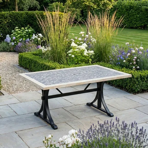 Wilmington Stone Rectangle Dining Table