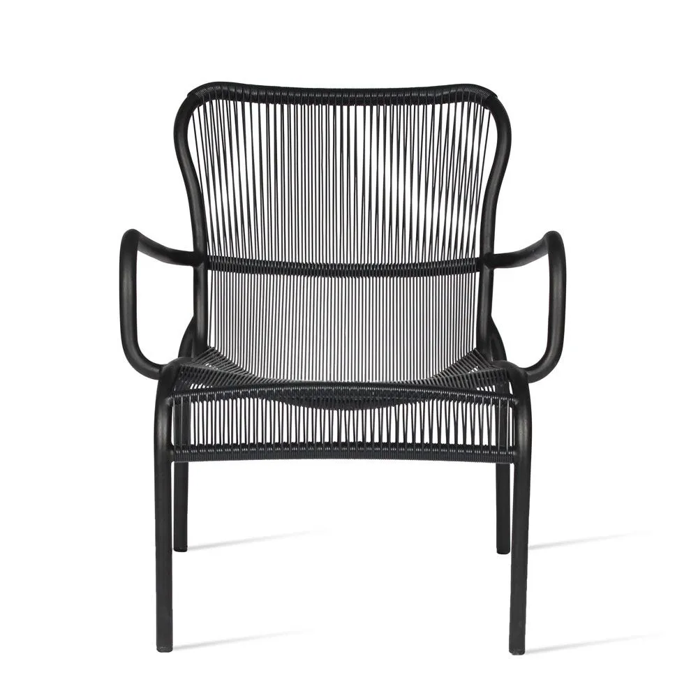 Vincent Sheppard Loop Outdoor Lounge Chair in Black 3