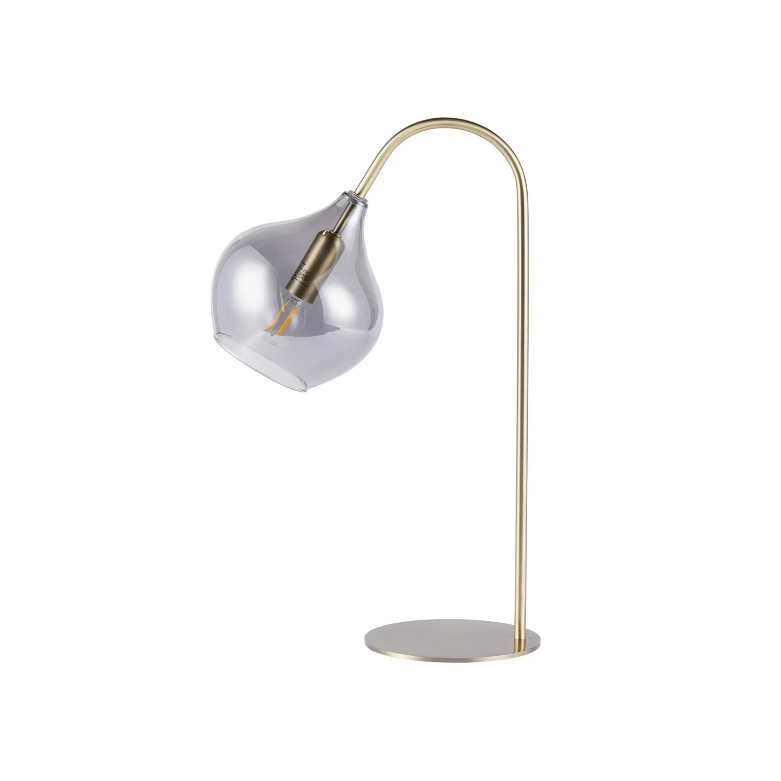 Antique Bronze Glass Table Lamp, Brown Metal | Barker & Stonehouse 3