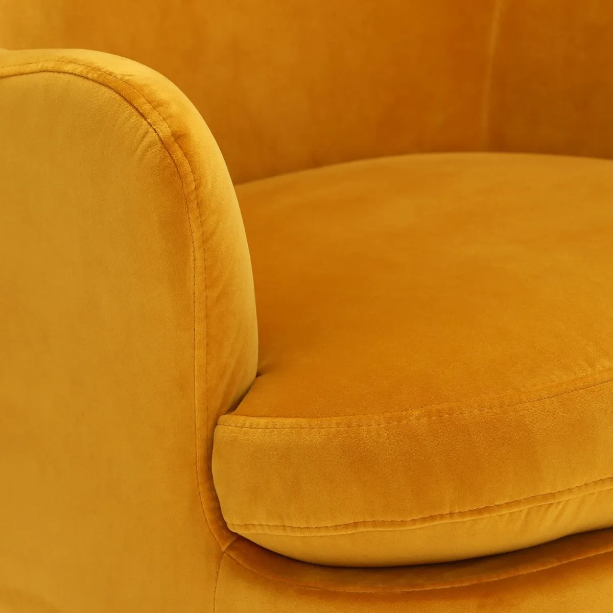 Marcy Armchair, Yellow Fabric | Barker & Stonehouse 5