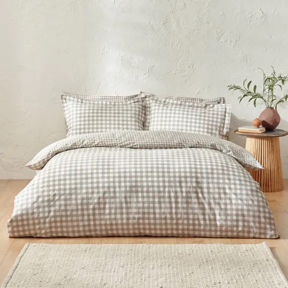 YARD Barton 100% Cotton Duvet Cover & Pillowcase Set 1