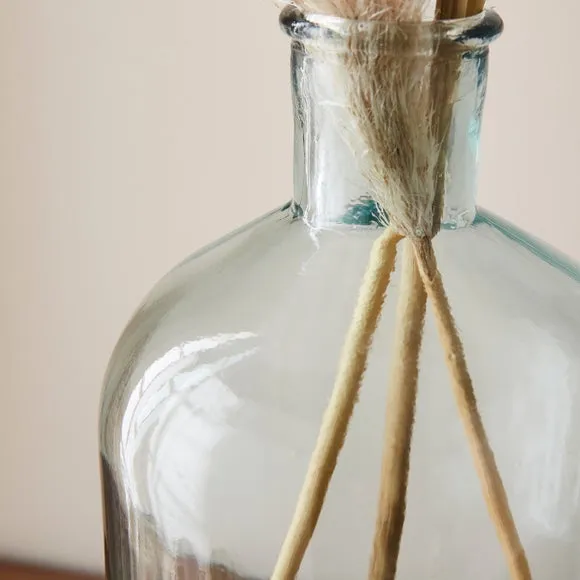 Green Glass Bottle Vase 2