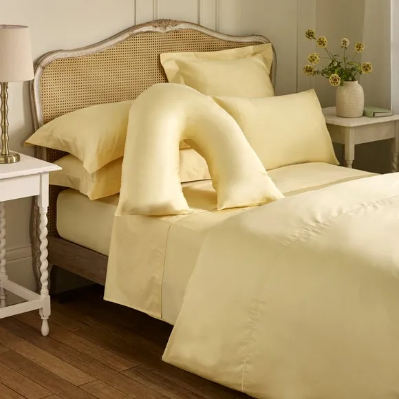 Dorma Luxe Egyptian Cotton Sateen V-Shaped Pillowcase 1