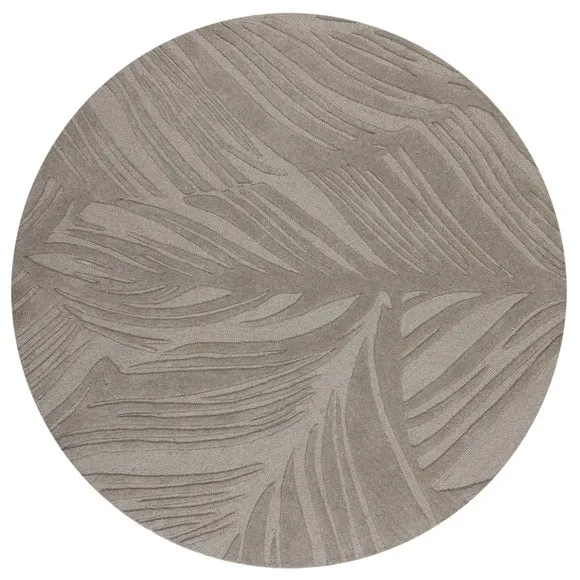 Lino Leaf Round Rug 5