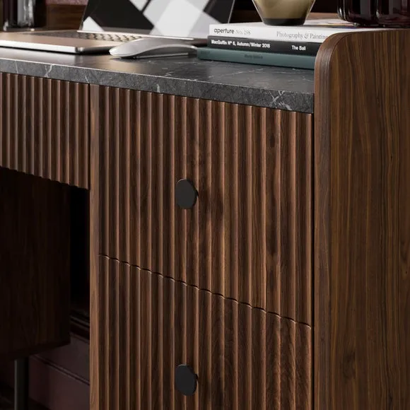 Georgi Marble Effect Standard Desk 4