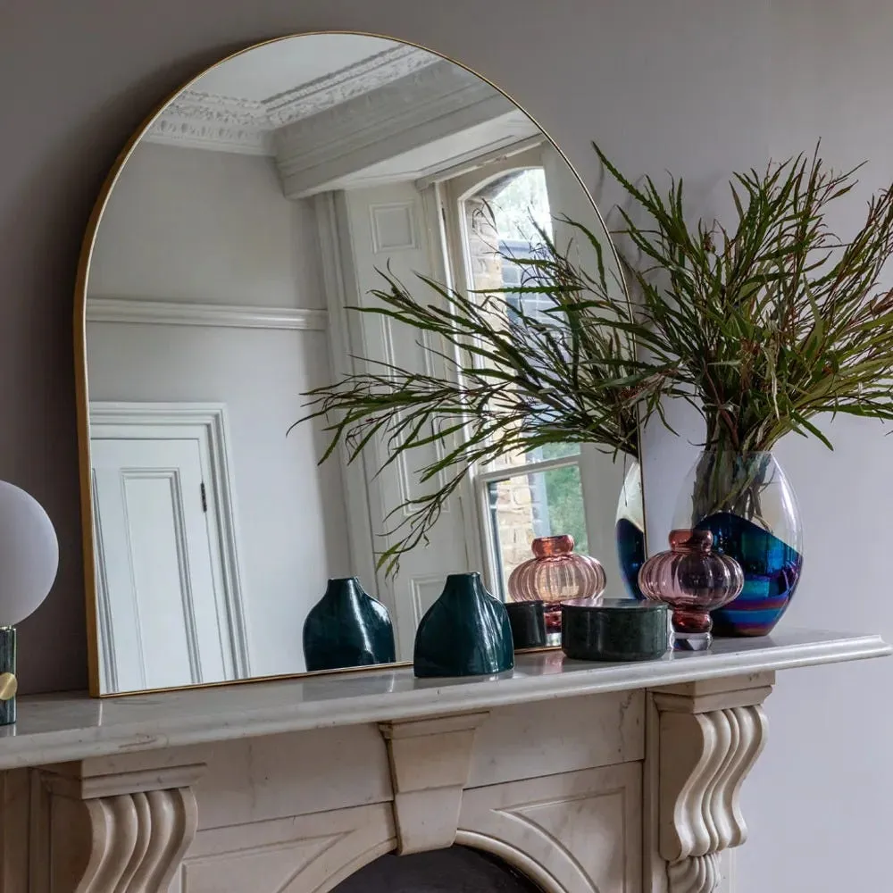 Heal's Fine Edge Mirror Over Mantle Silver 90x60cm 5