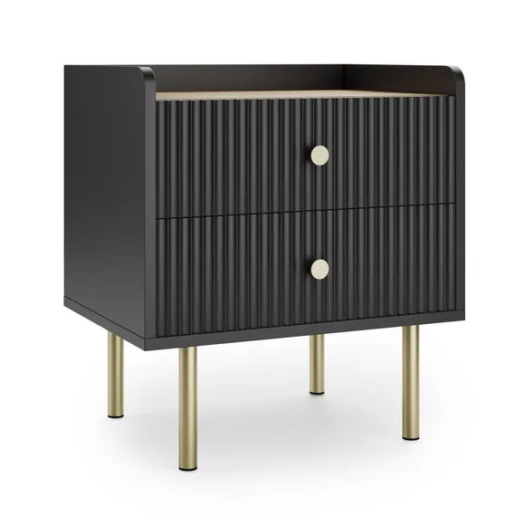 Georgi 2 Drawer Bedside Table 2
