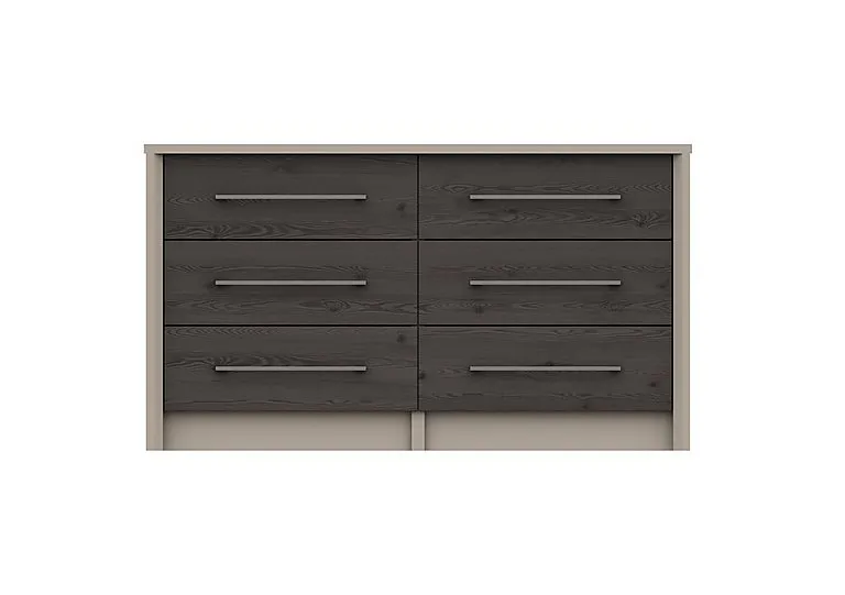 Paddington 6 Drawer Wide Chest - Anthracite