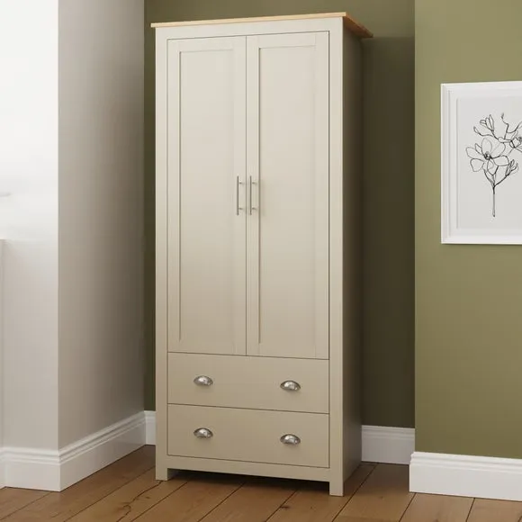 Lancaster Double Wardrobe 2
