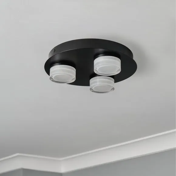 Bolton 3 Light LED Flush Ceiling Light 2