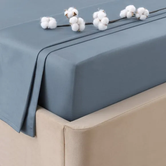 Dorma Smooth & Soft 300 Thread Count 100% Cotton Sateen Flat Sheet 2