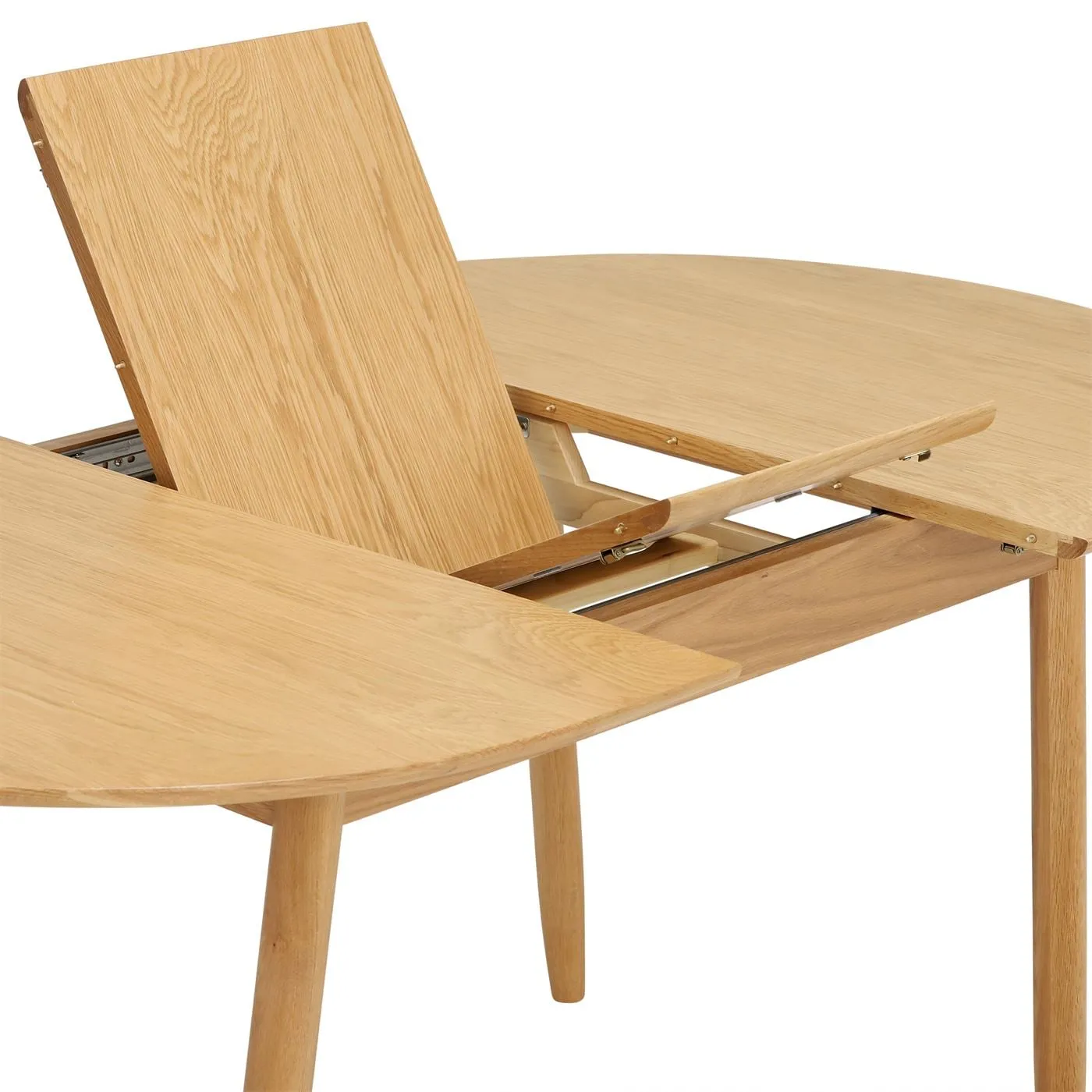 Ercol Teramo Small Extending Dining Table, Neutral Oak | Barker & Stonehouse 3