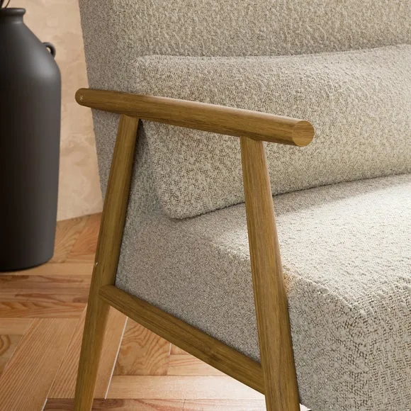 Alpine Boucle Spindle 2 Seater Sofa 3