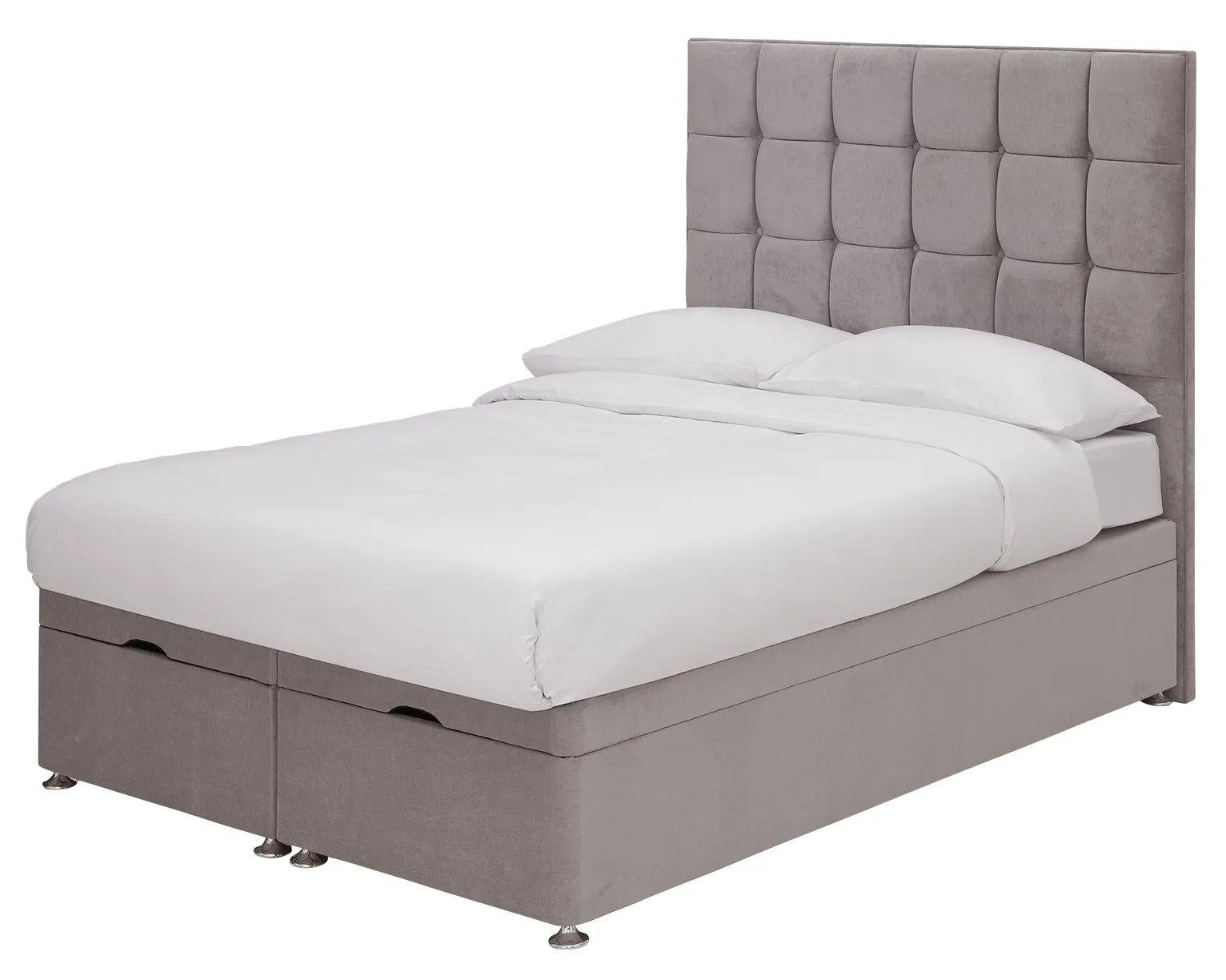 Forty Winks 1500 Pocket Gel Ottoman Kingsize Divan - Grey