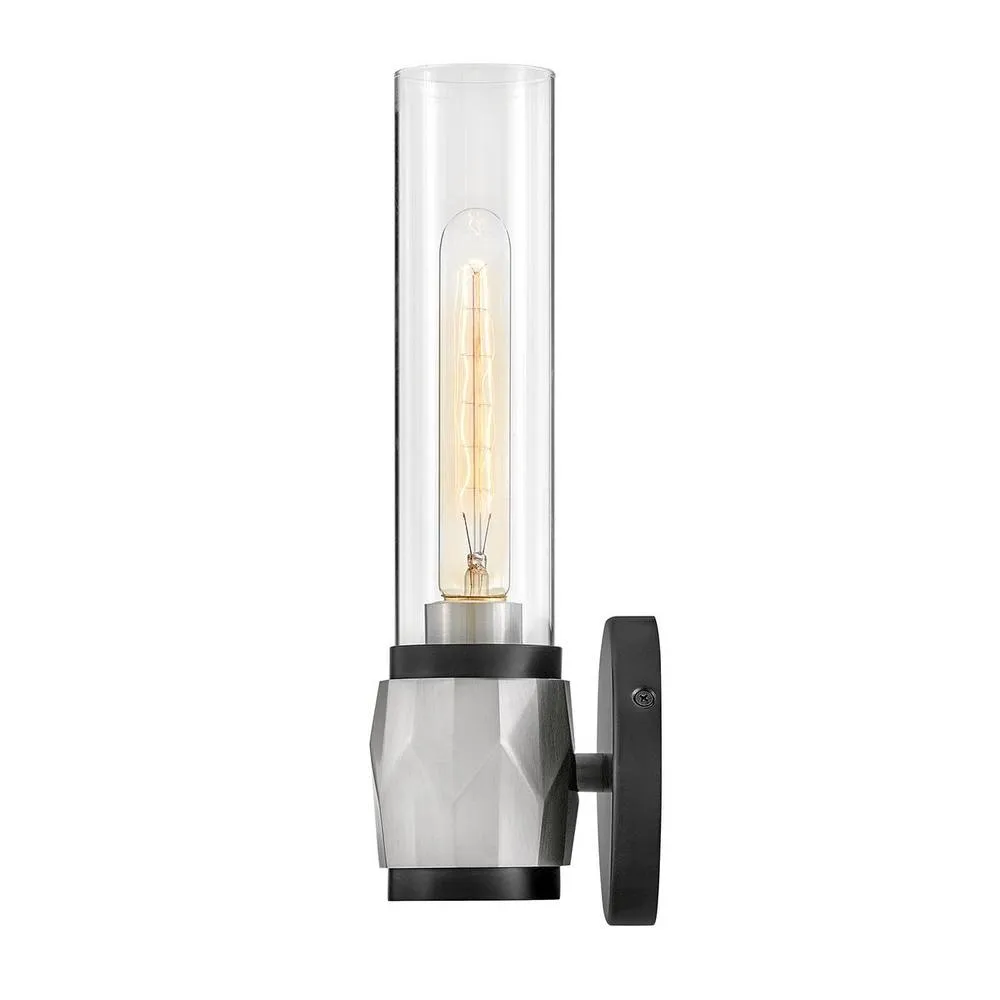 Netlighting Hinkley Ellison Bathroom Wall Lamp Black Nickel IP44 1x E27 3