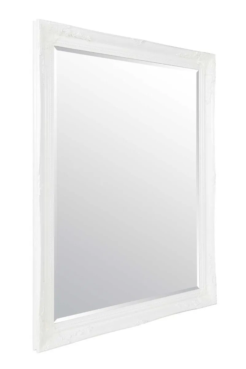 MirrorOutlet Buxton White Large Leaner Mirror 140 x 109 CM 4