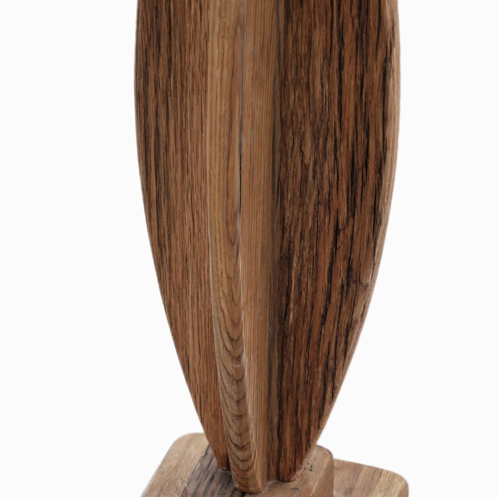 Geo Shape Table Lamp With Black Shade 55X55X95Cm Oak | Barker & Stonehouse 4